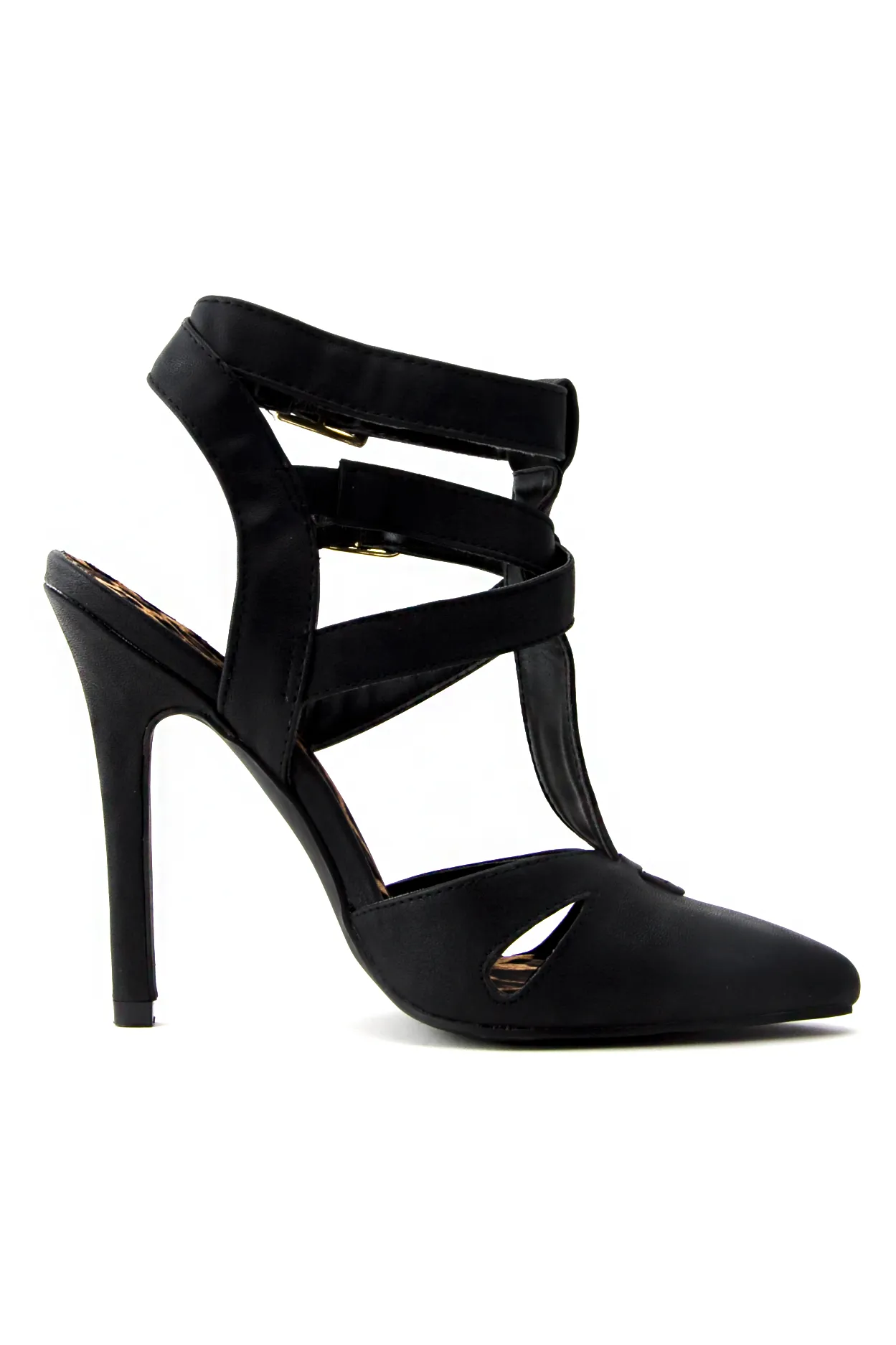 Alexander Multi Strap Pump - Black