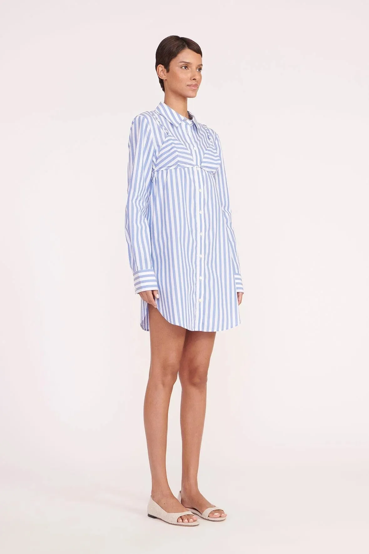 Alita Tunic in Sea Stripe