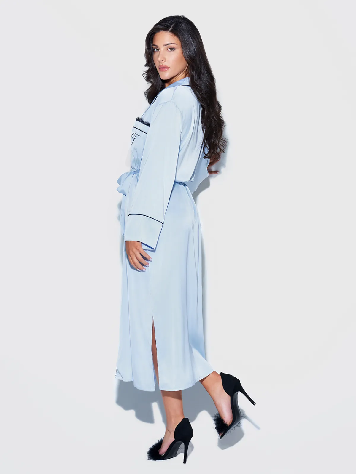 Astoria Satin Button Down Sleep Robe