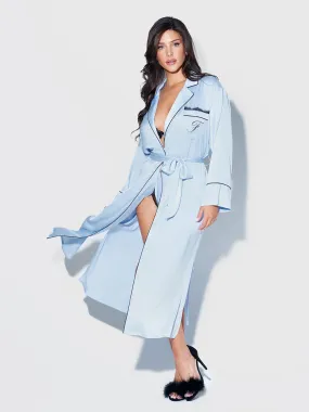 Astoria Satin Button Down Sleep Robe