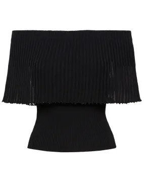 Black Off The Shoulder Pascale Top