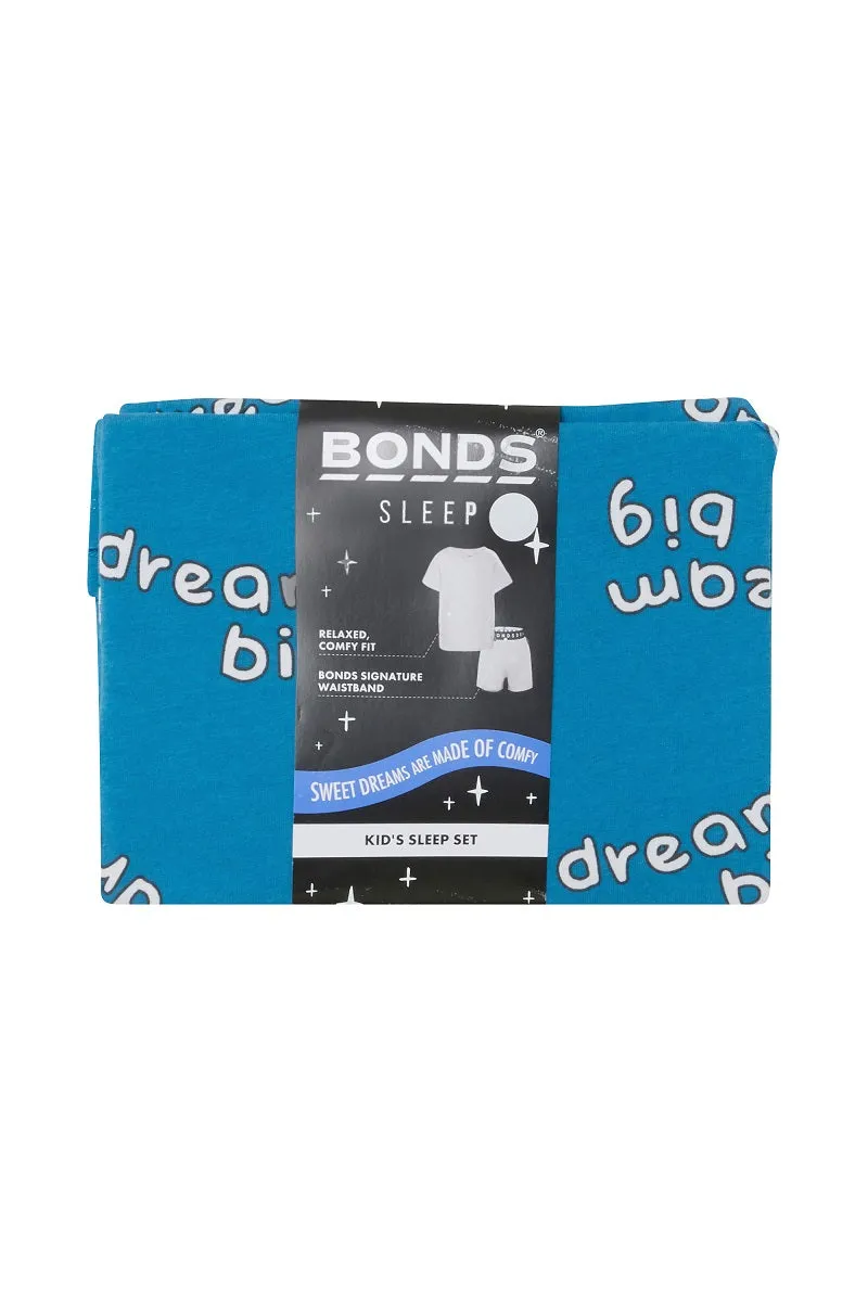 Bonds Kids Tee Sleep Set - Dream Big Blue