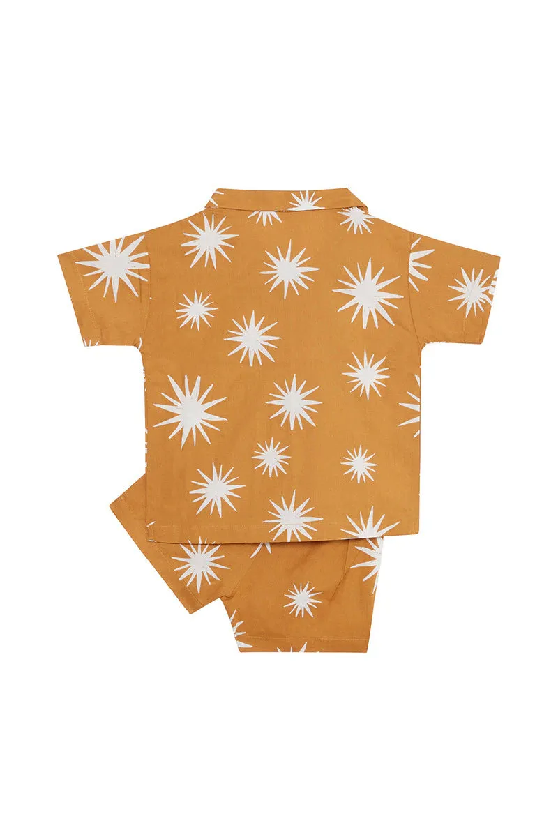 Bonds Kids Woven Sleep Set - Summer Solstice Mustard