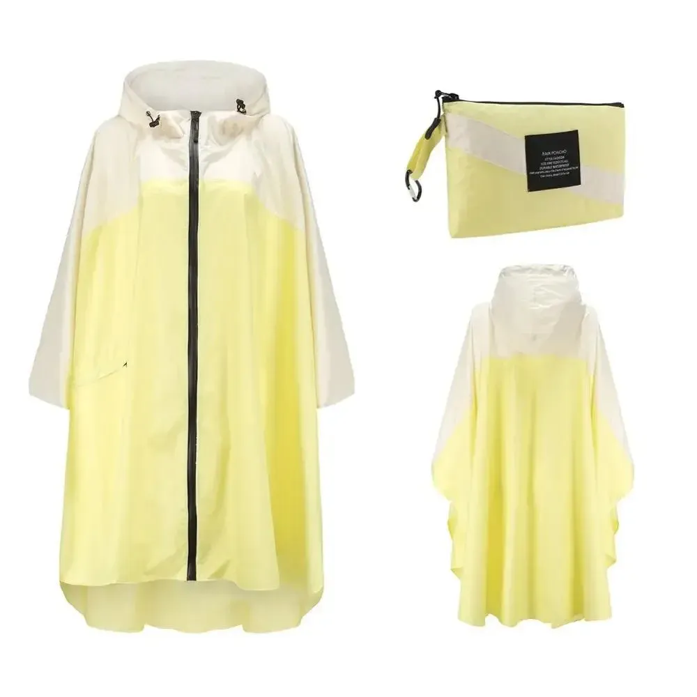 Breathable Lightweight Raincoat Ponchos Waterproof Wind