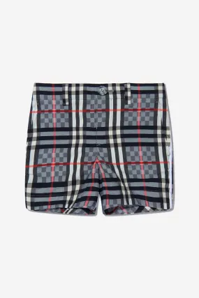 Burberry Baby Boys Cotton Check Shorts