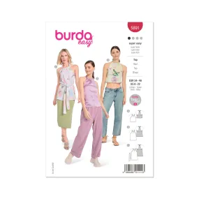 Burda Pattern 5891 Misses' Top/Vest