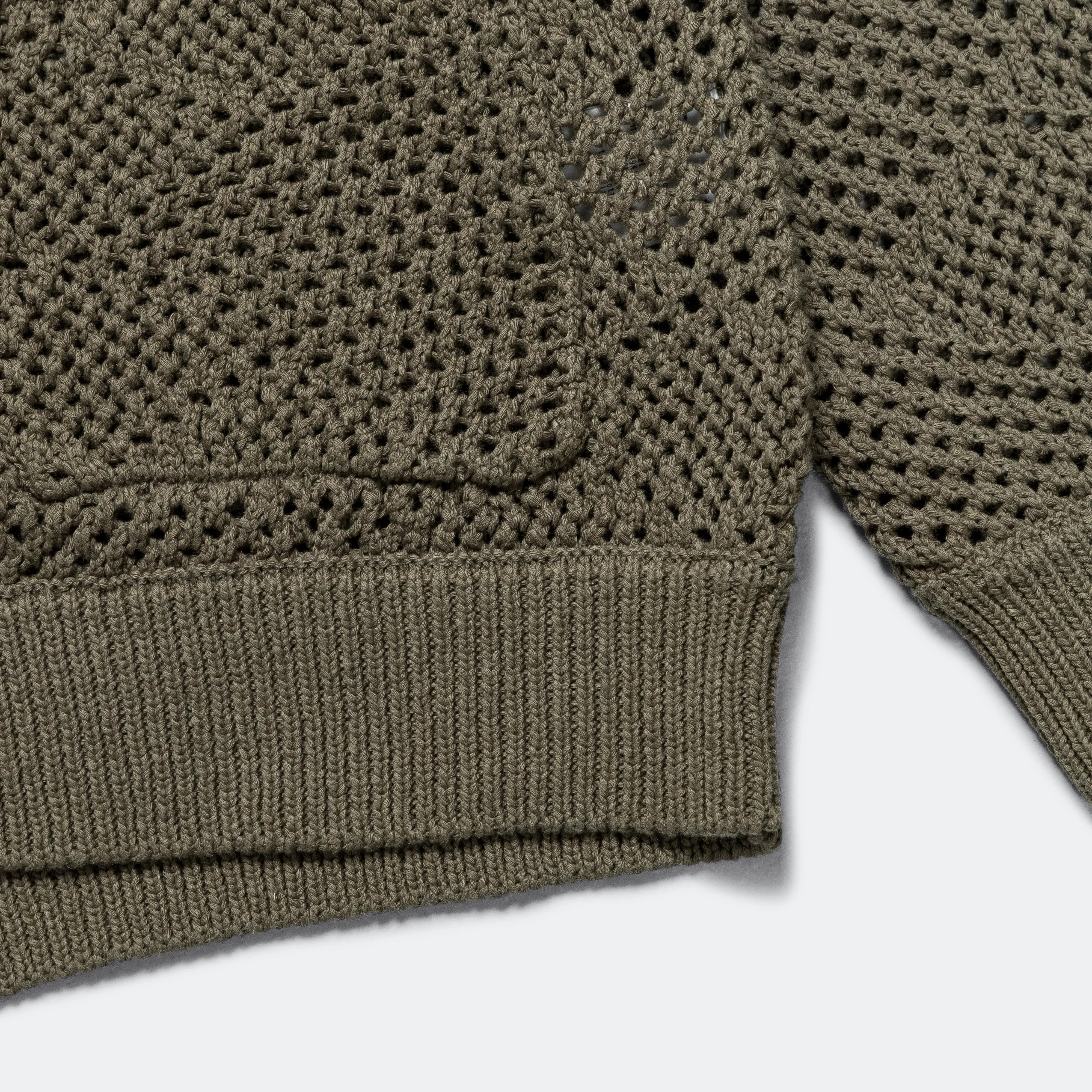 Cardigan Argyle Mesh - Olive