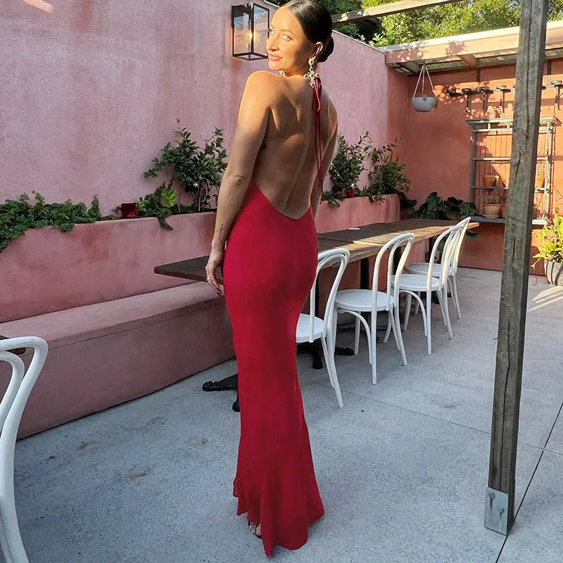 Chosen Backless Maxi Dress