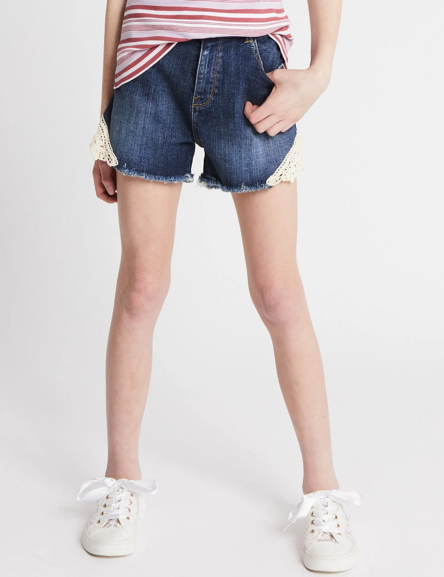 Cotton Shorts with Stretch