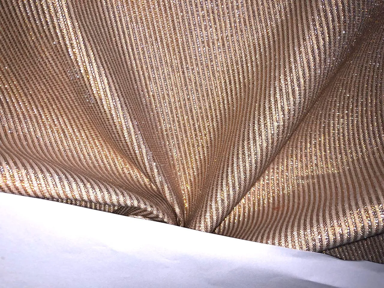 Cotton with lurex stripes available in 2 colors GOLD X GOLD and GOLD x SILVER