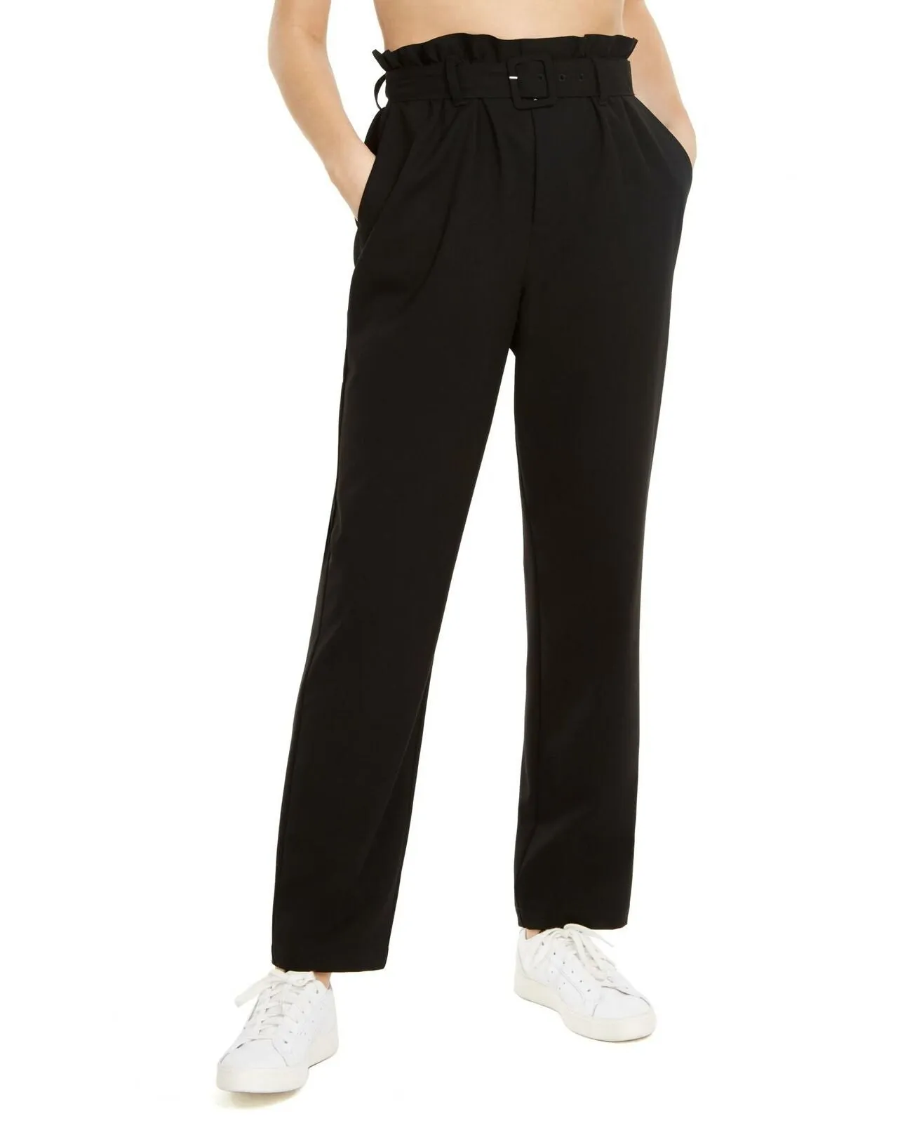 Danielle Bernstein Women's Paperbag Waist Pants