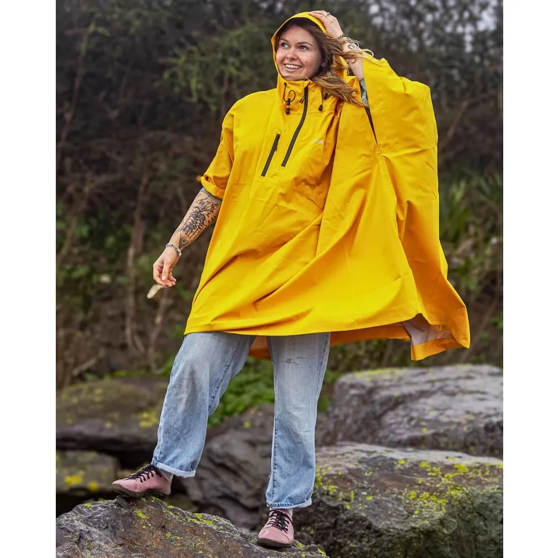 Dryrobe Waterproof Poncho - Yellow