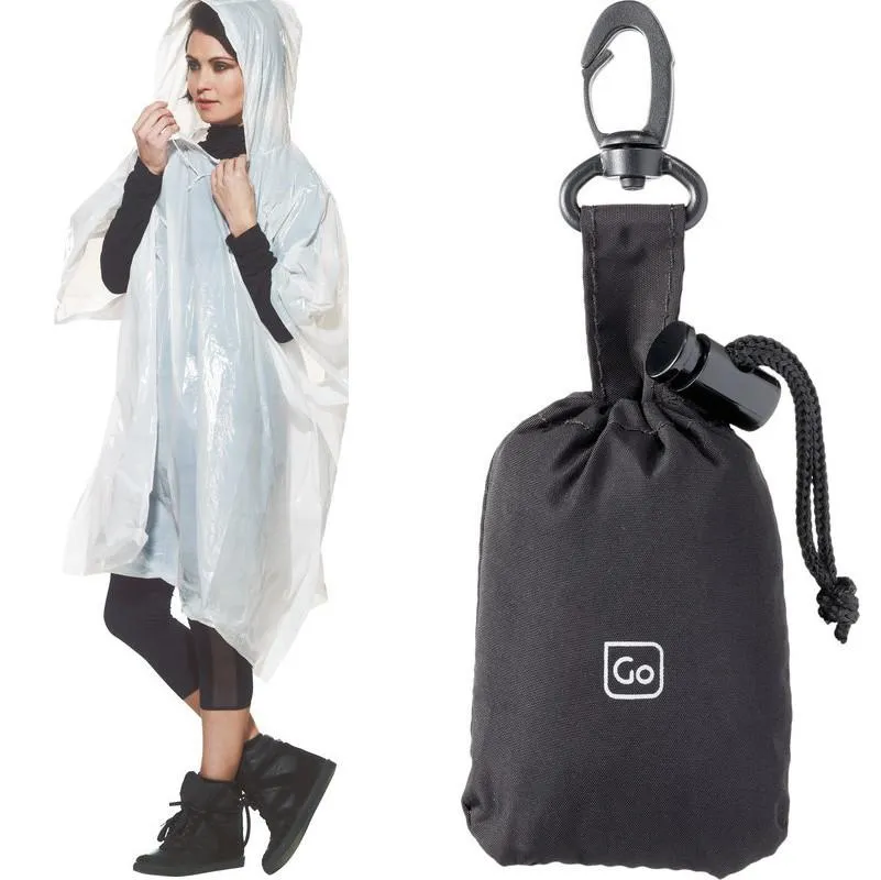 Emergency Waterproof Poncho & Pouch - 2 Pack