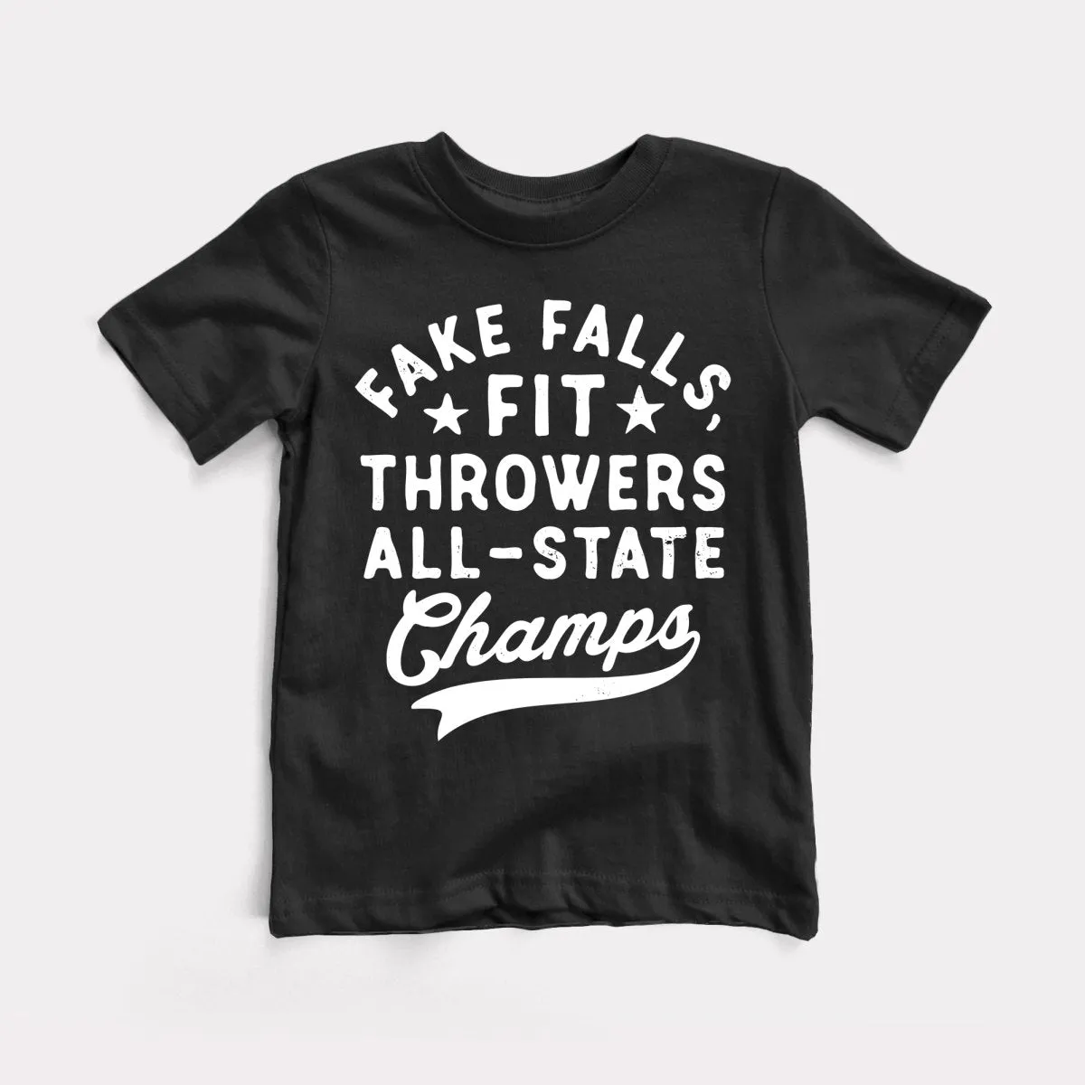 Fake Falls Fit Throwers Toddler Tee