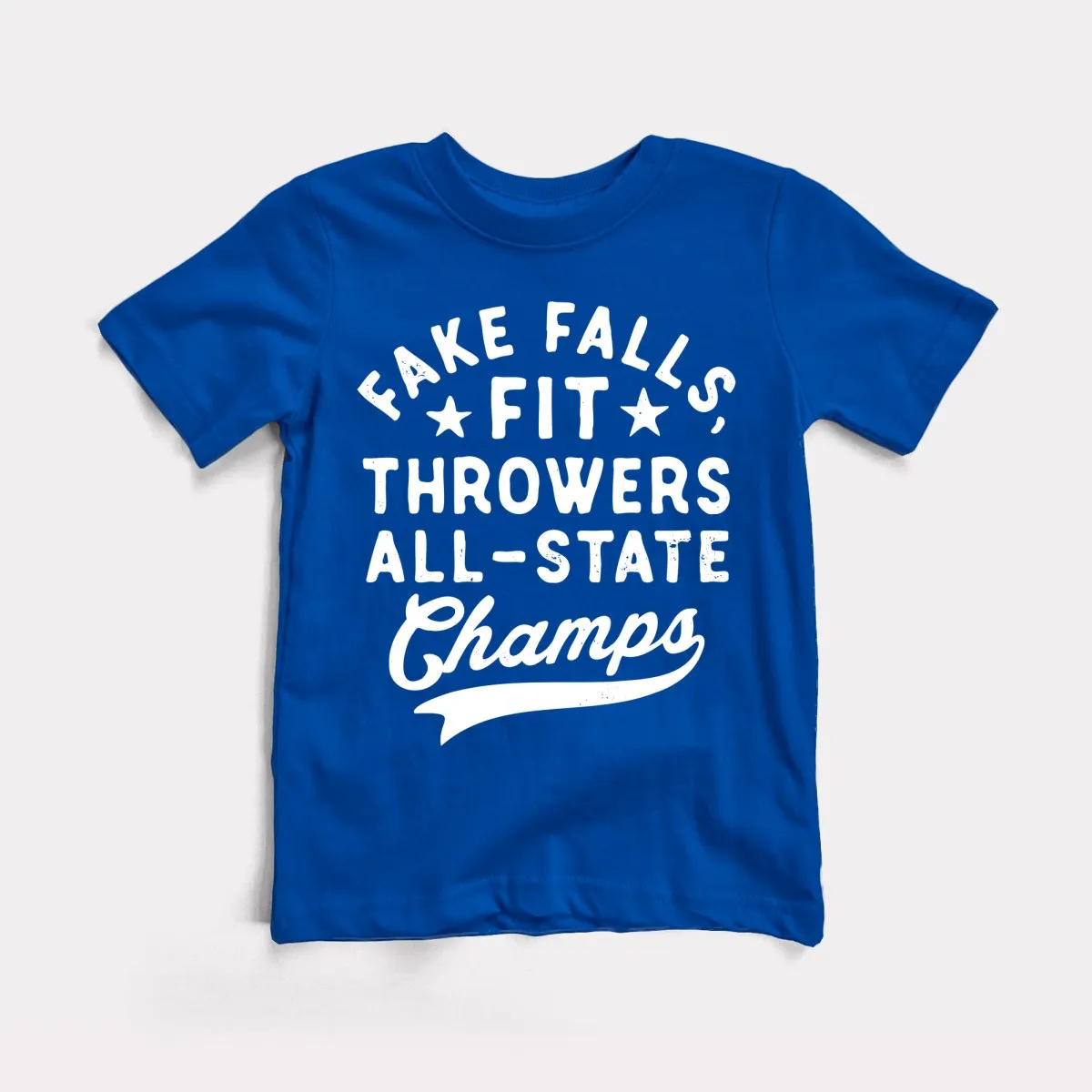 Fake Falls Fit Throwers Toddler Tee