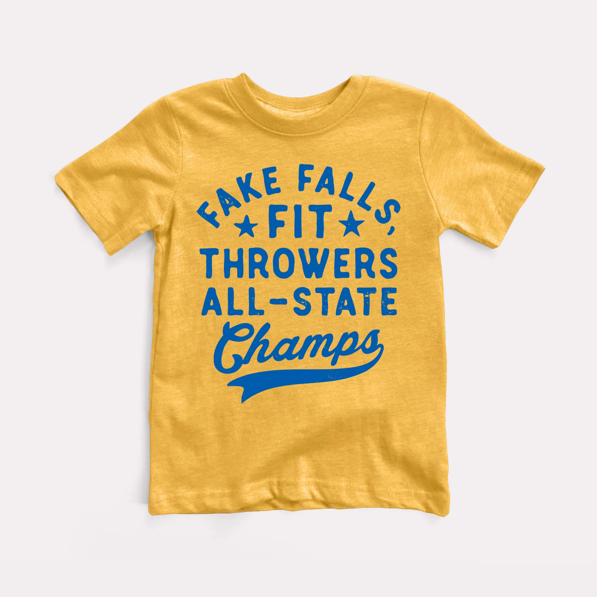 Fake Falls Fit Throwers Toddler Tee