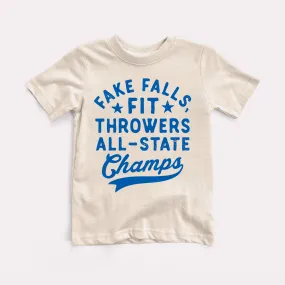 Fake Falls Fit Throwers Toddler Tee