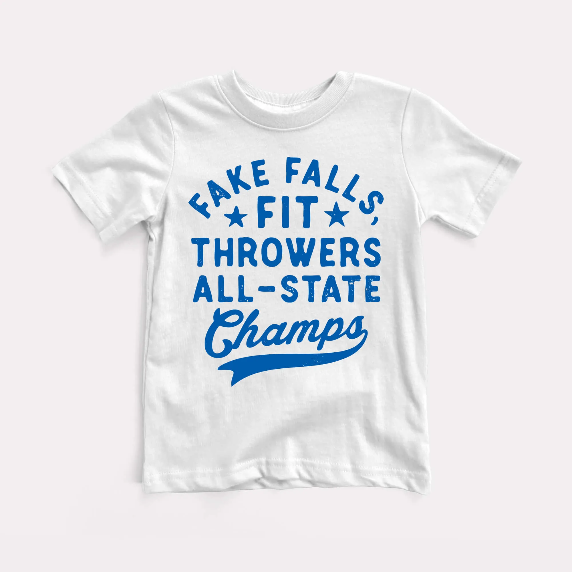 Fake Falls Fit Throwers Toddler Tee