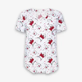 Fan Favorites Spot On - Women's Printed Bamboo Short Sleeve Top