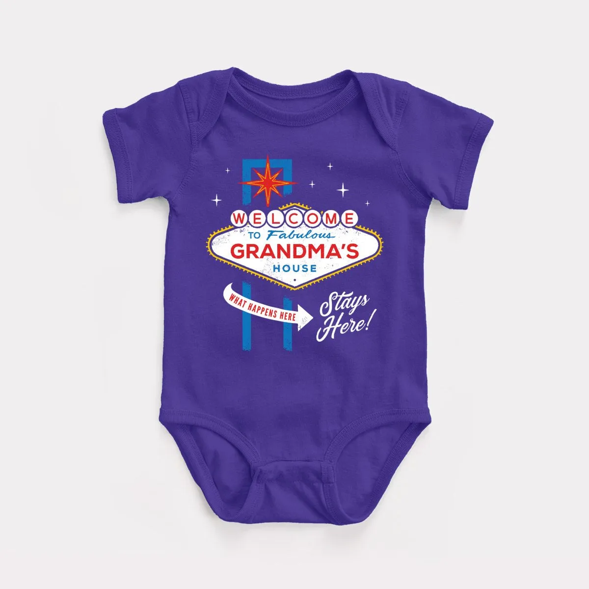 Grandma's Vegas Sign Baby Bodysuit