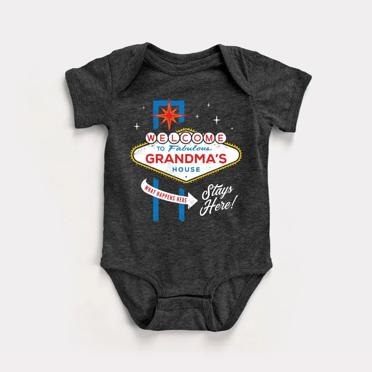 Grandma's Vegas Sign Baby Bodysuit