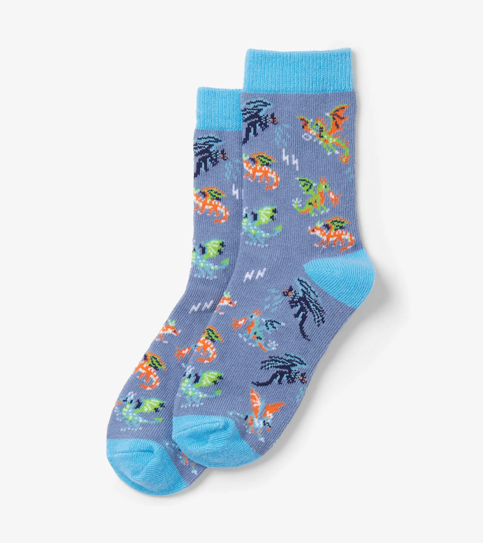 Hatley Kids Crew Socks - Dragon Realm