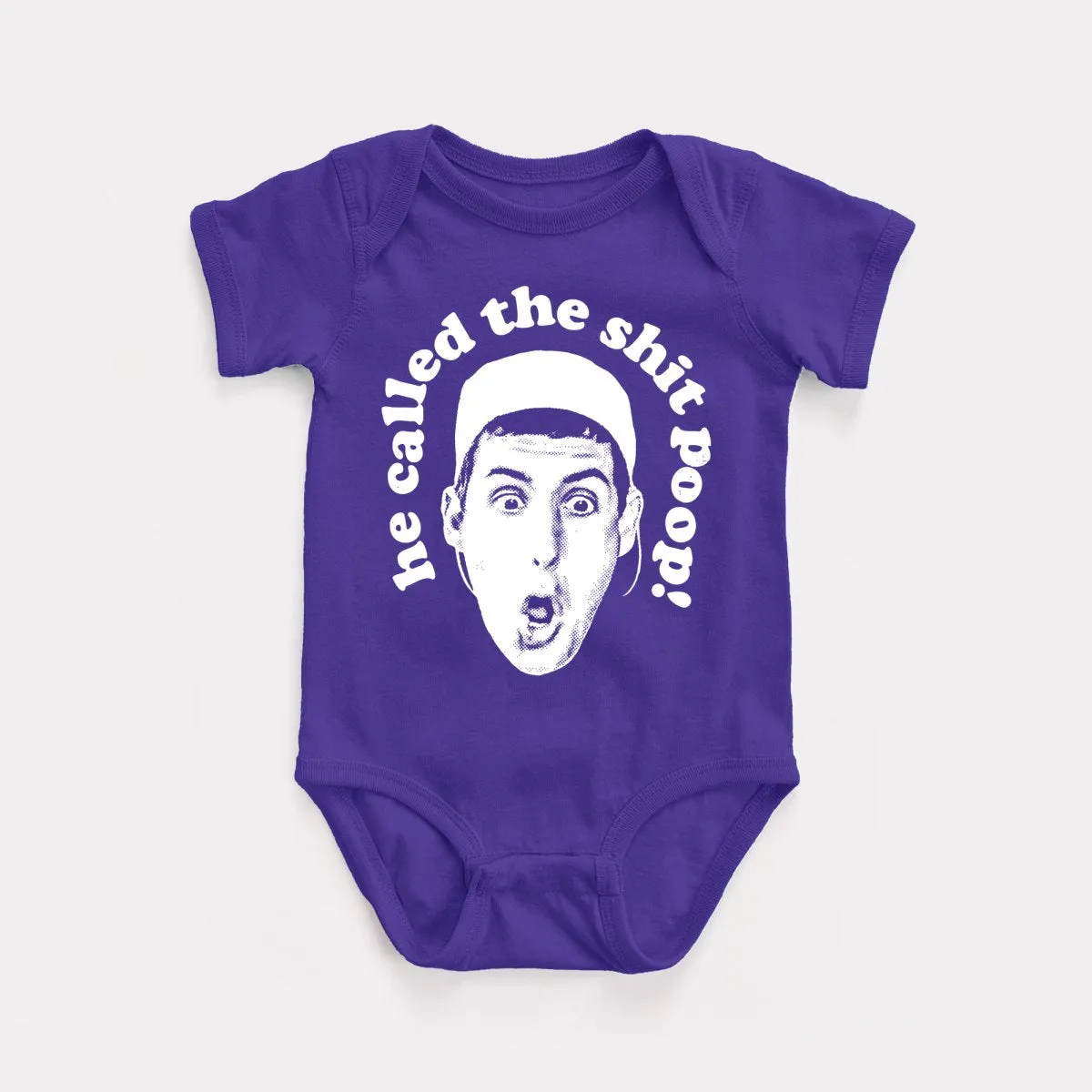 He Called The Shit Poop Baby Bodysuit