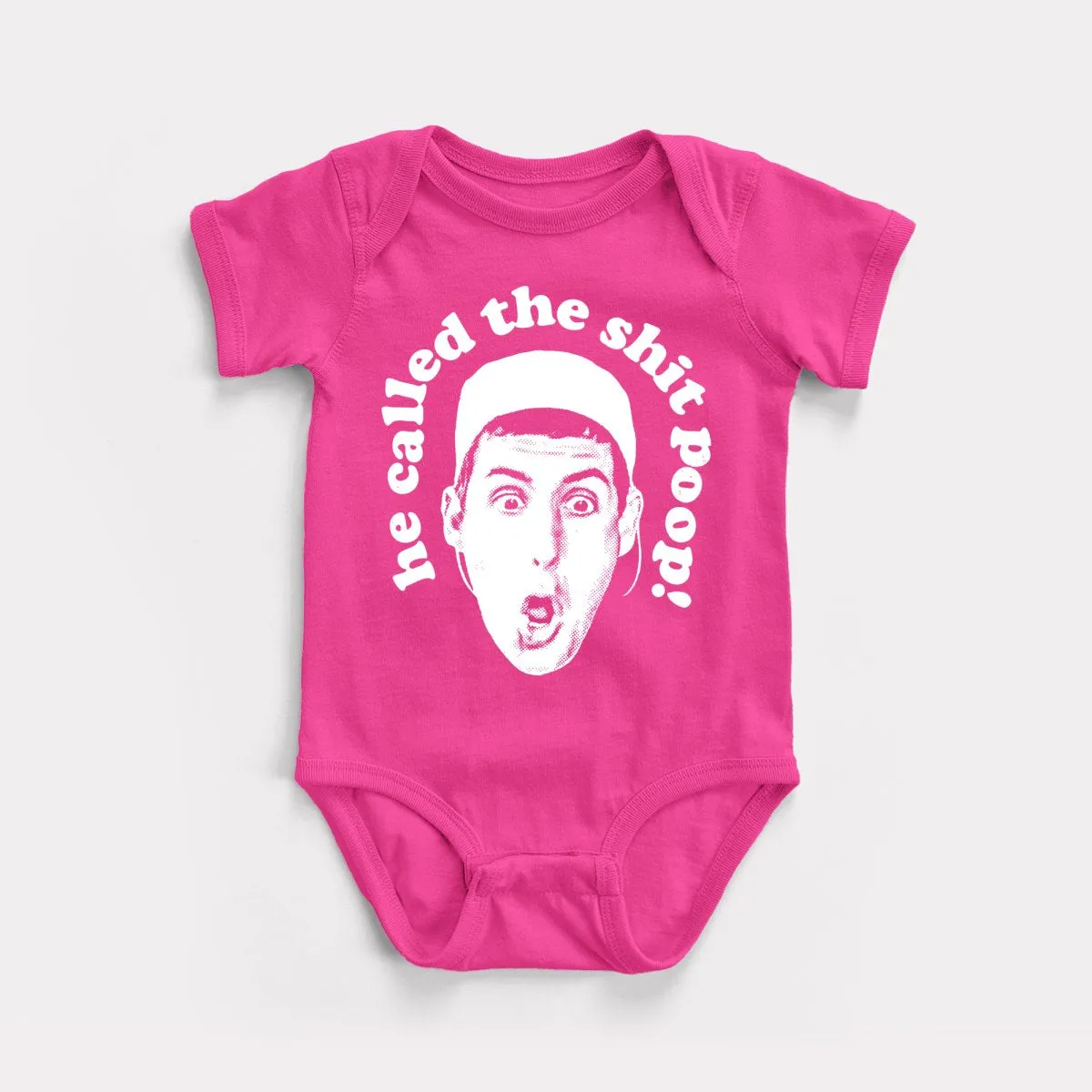 He Called The Shit Poop Baby Bodysuit