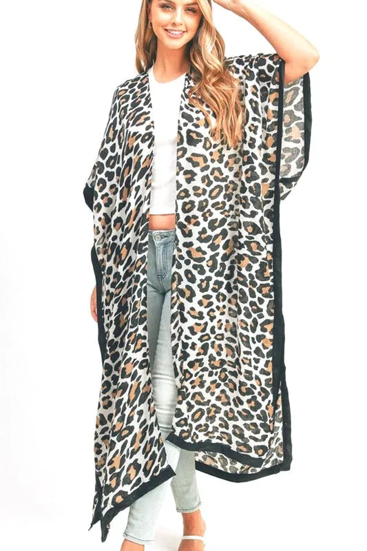 Inner Goddess Animal Print Kimono