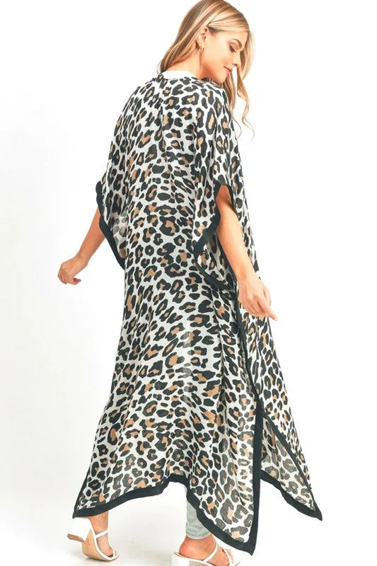 Inner Goddess Animal Print Kimono