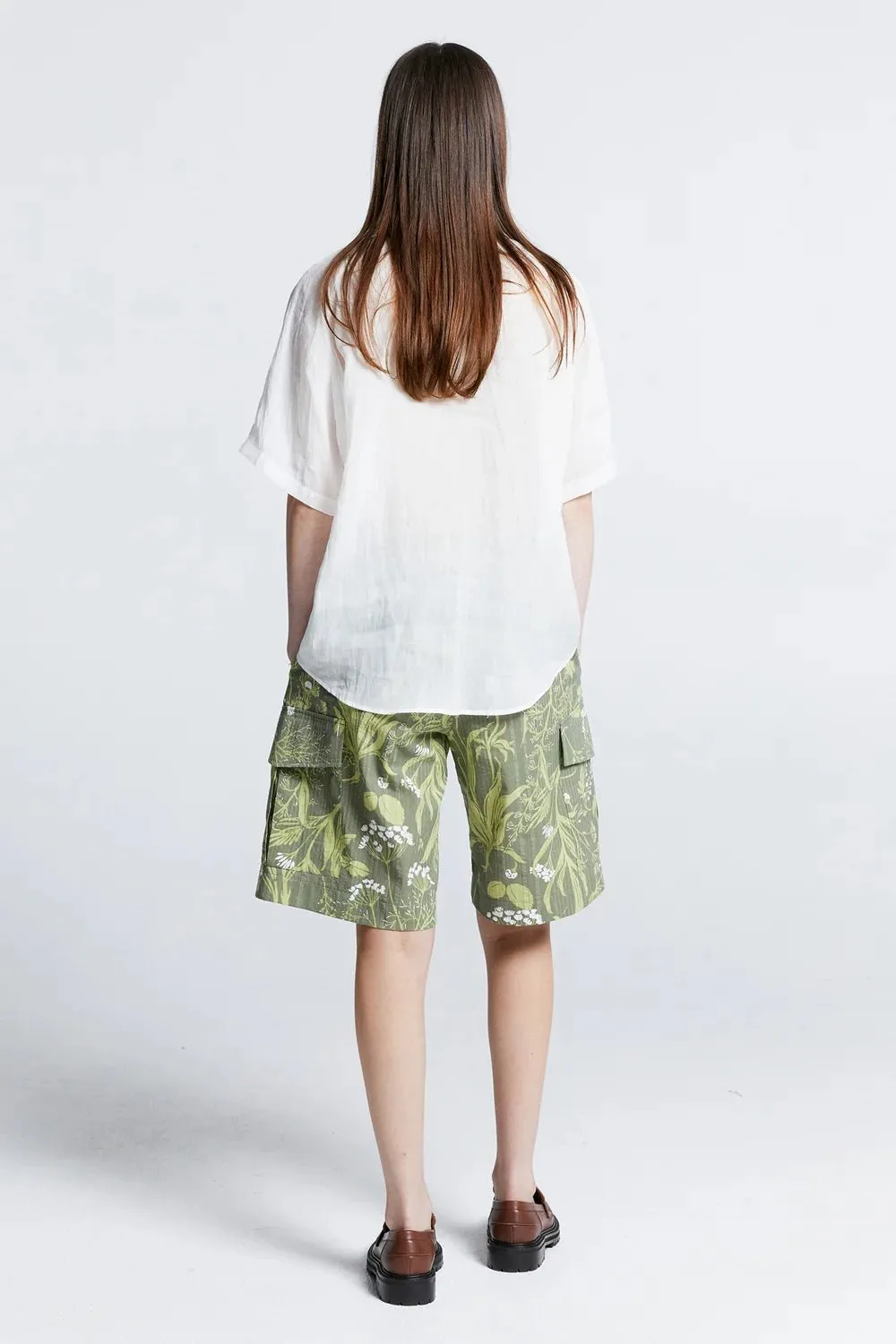 KW Acadia Lounge Shorts | Wild Flowers Green