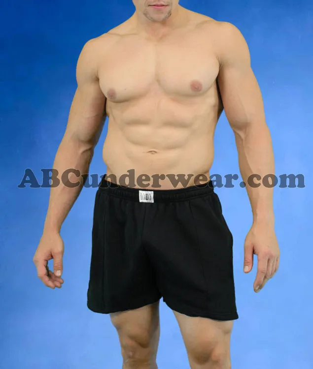 Mens Fleece Gym Short - Original Shorter Version by LOBBO - BLOWOUT !