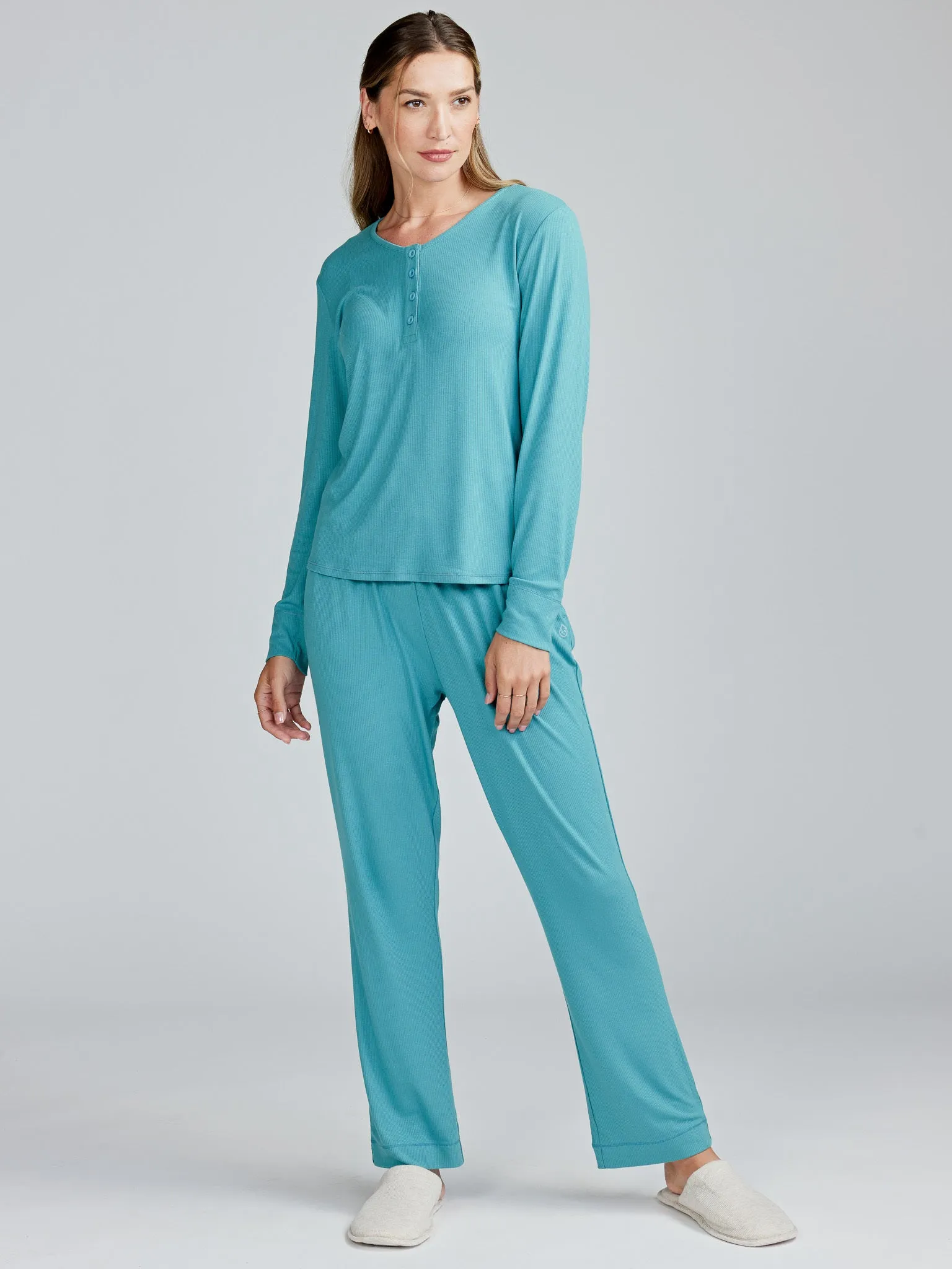 Microluxe Rib Sleep Pant