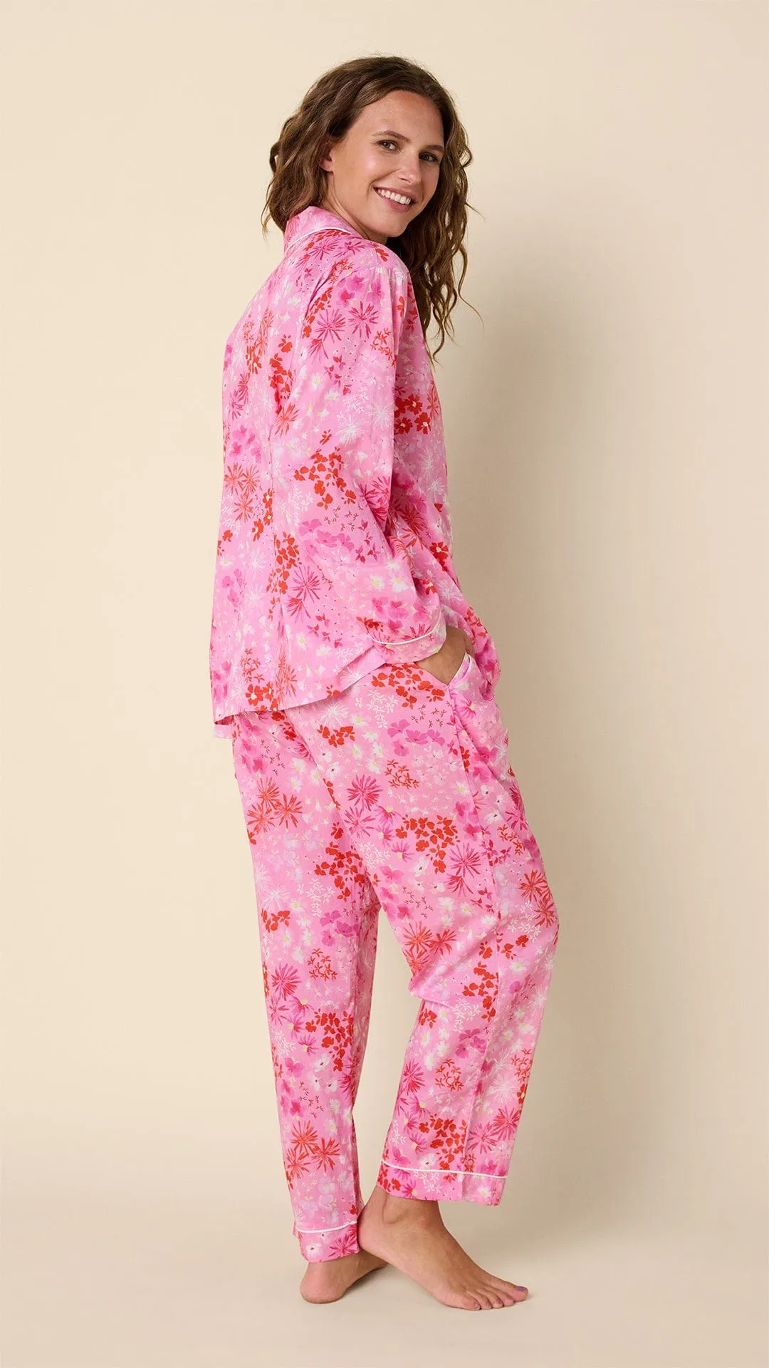 Popping Pink Voile Pajama