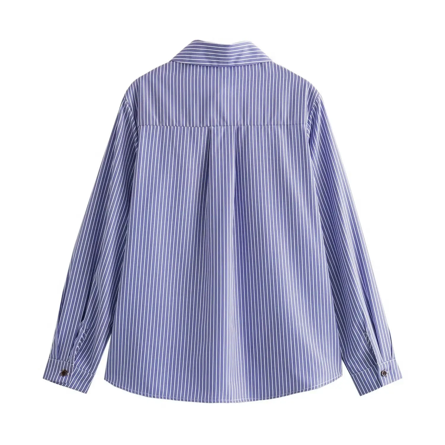 Sexy Lapel Oblique Open Off Shoulder Striped Loose Blouse