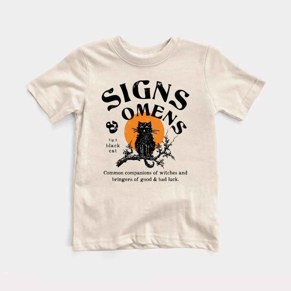 Signs And Omens Black Cat Toddler Tee