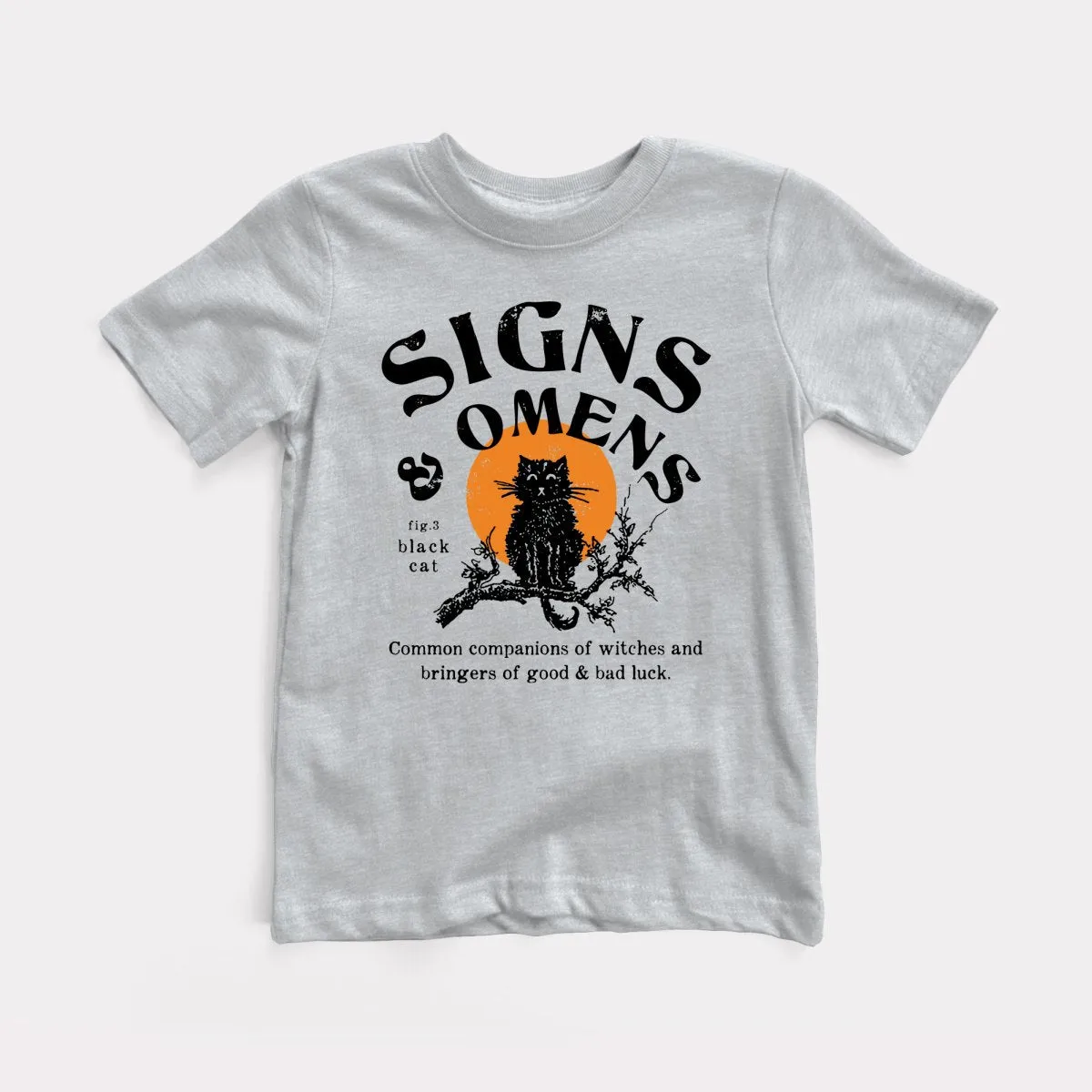 Signs And Omens Black Cat Toddler Tee