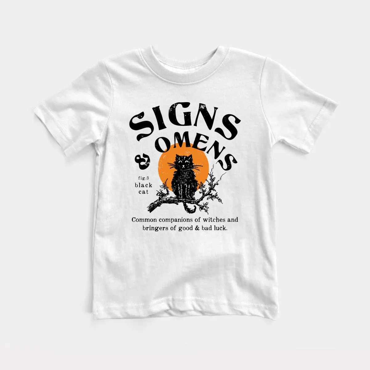 Signs And Omens Black Cat Toddler Tee