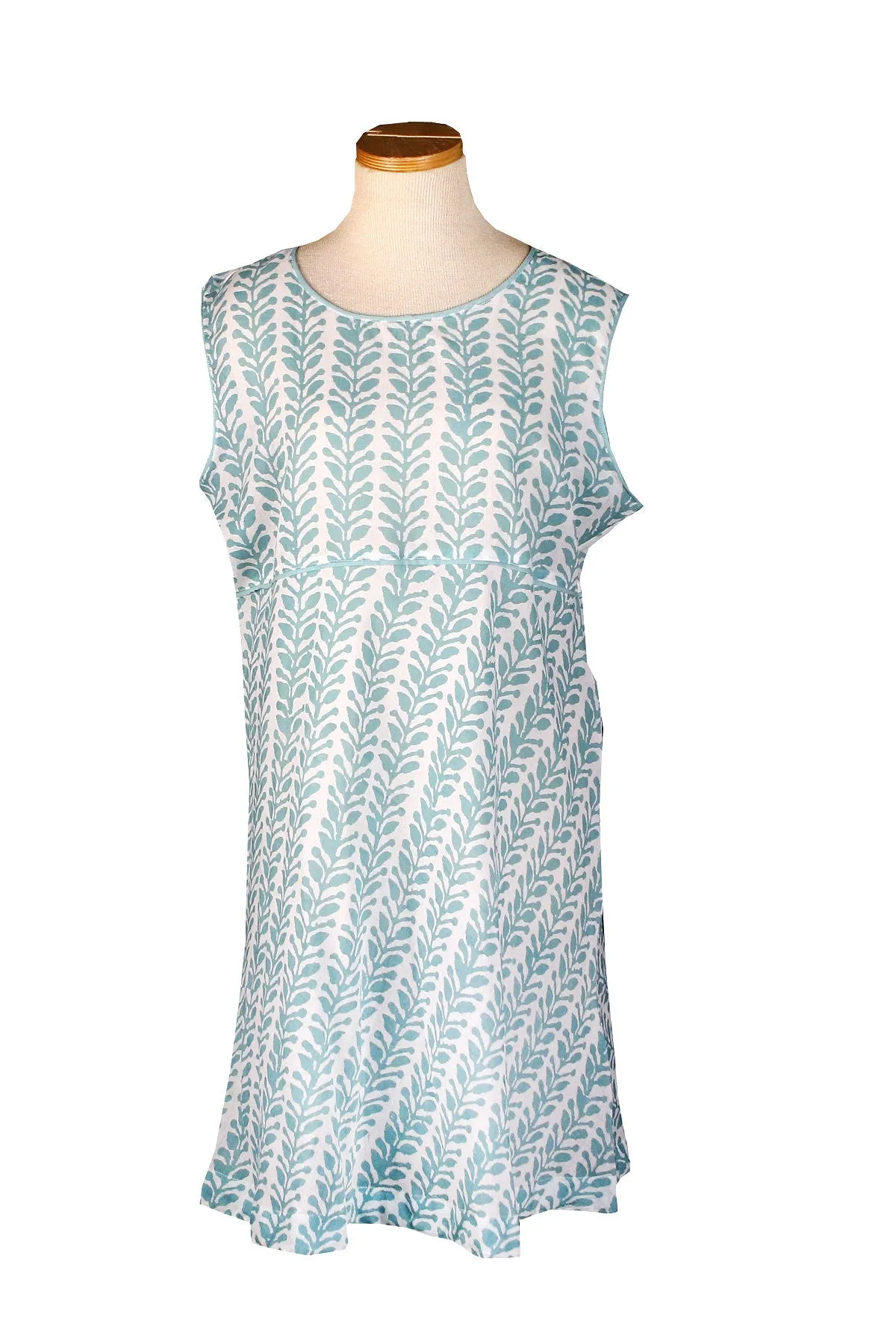 Sleeveless Holi Dress Aqua