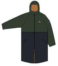 Tempest Recycled Waterproof Changing Robe - Fir Tree/ Black