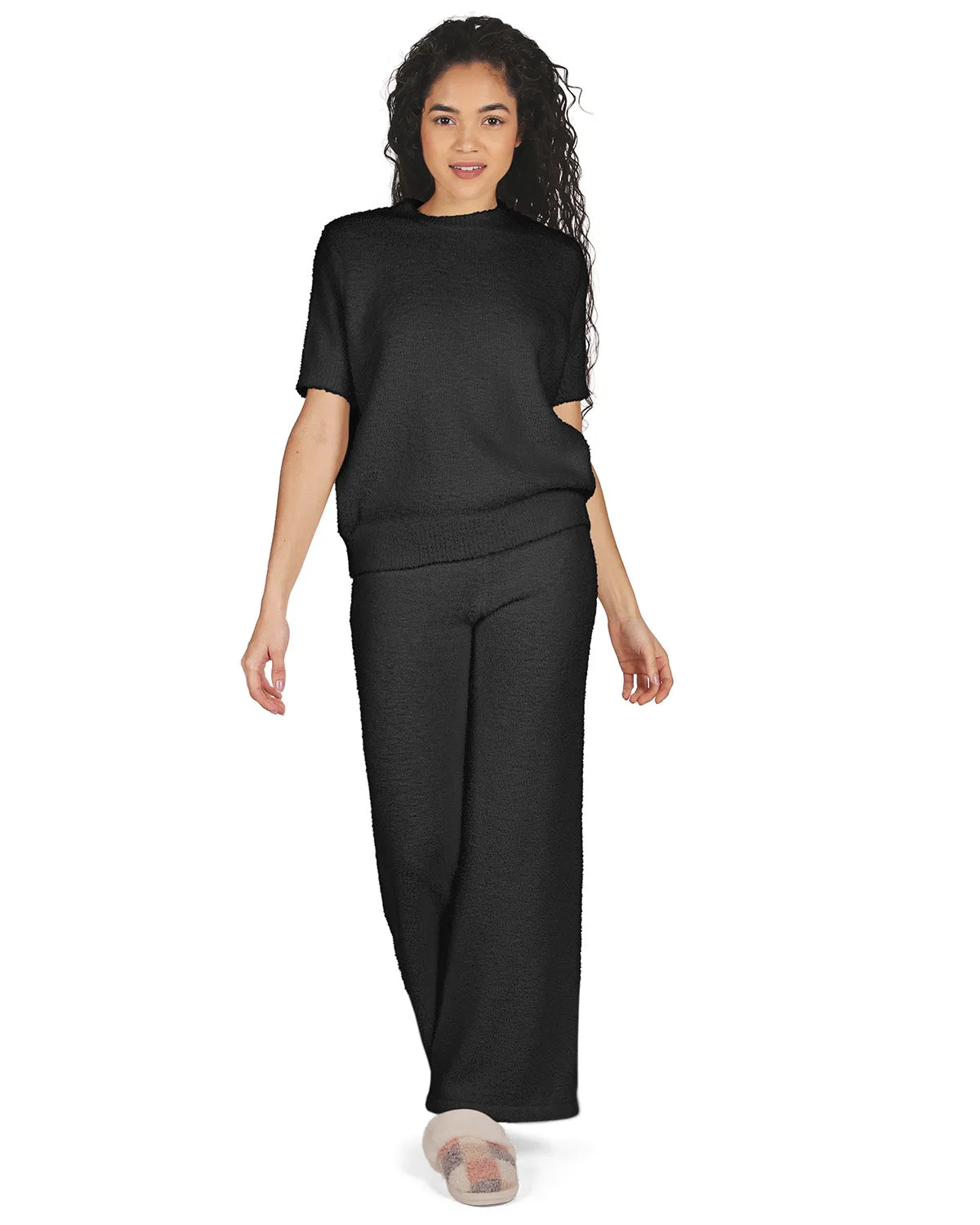 Women's Cozy Knit Ultra-Soft Solid Lounge Pants